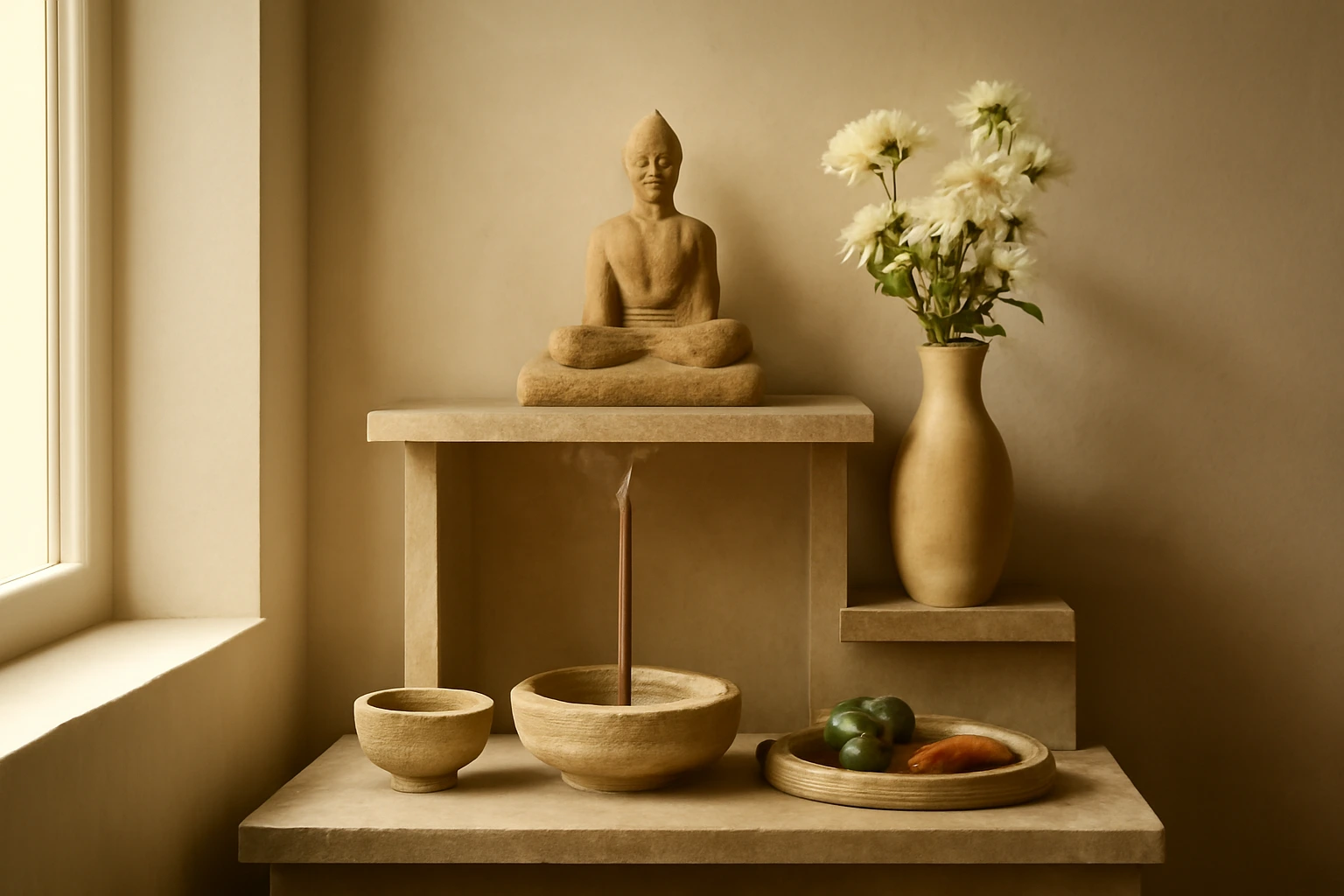 Thứ tự khấn khi nhà có nhiều ban thờ: thần linh trước hay gia tiên trước, thắp mấy nén hương, vái mấy vái