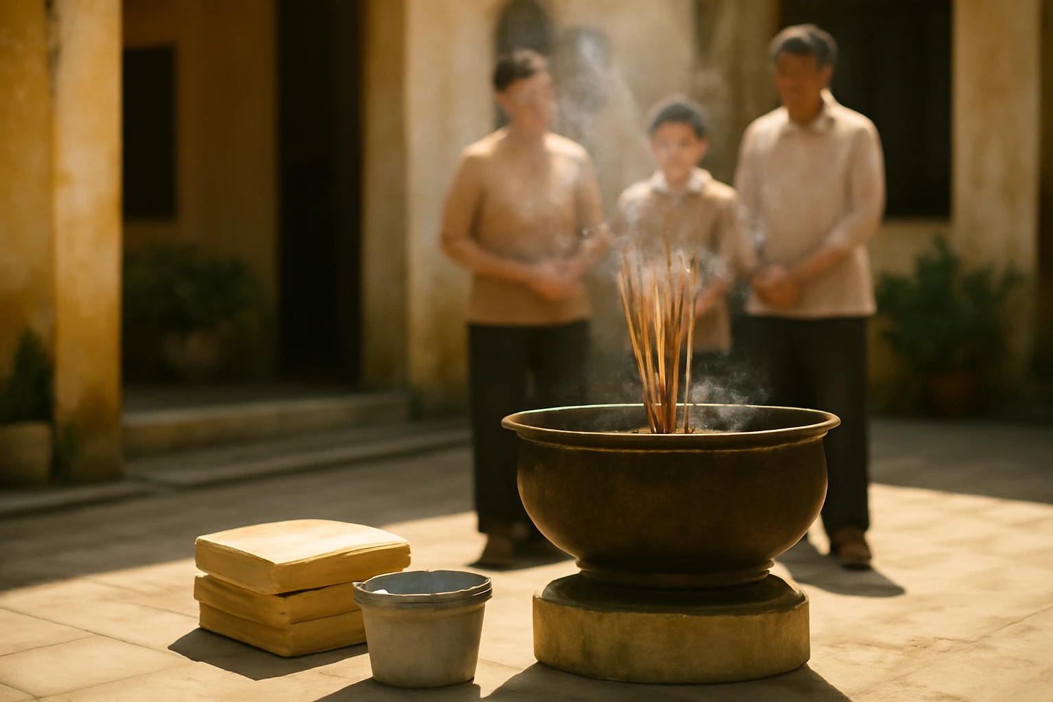 Văn khấn hóa vàng tiễn ông bà sau Tết: chọn ngày, bài khấn và cách hóa vàng an toàn, ít khói