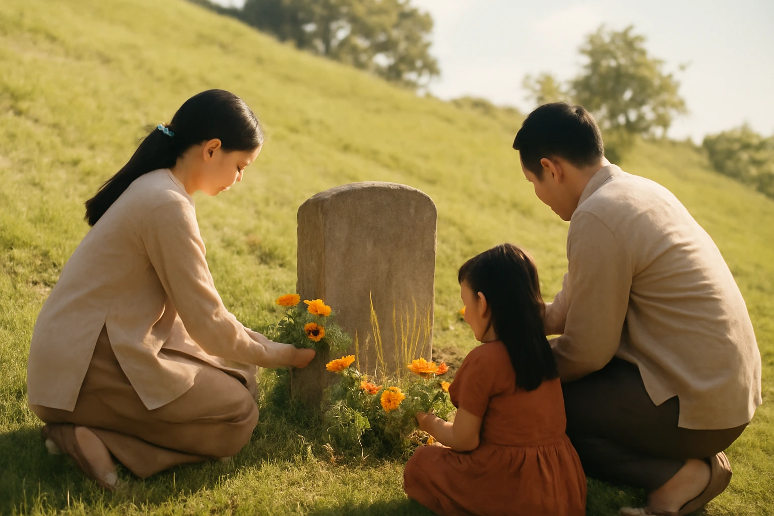 Văn khấn tảo mộ tiết Thanh minh tại nghĩa trang: khấn thần linh nơi mộ, khấn vong linh và cách điền