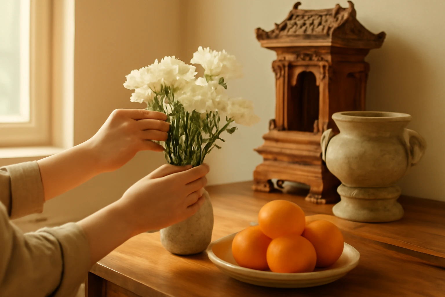 Văn khấn tiên thường hôm trước ngày giỗ: lễ cáo giỗ, bài khấn và việc cần làm buổi chiều